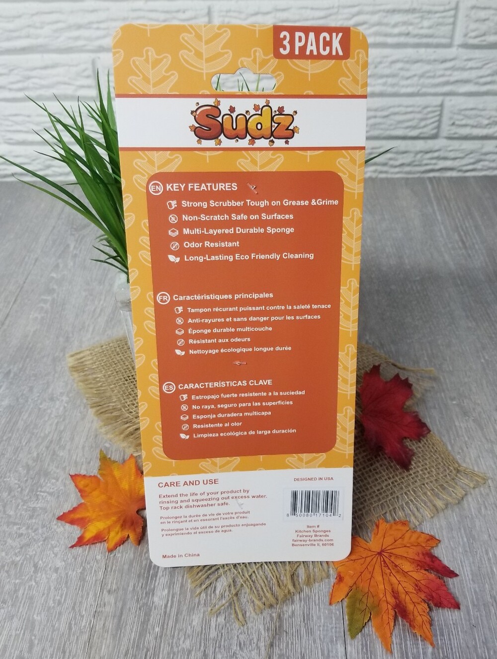 Autumn Themed Sponge Set - Picture 4 of 5